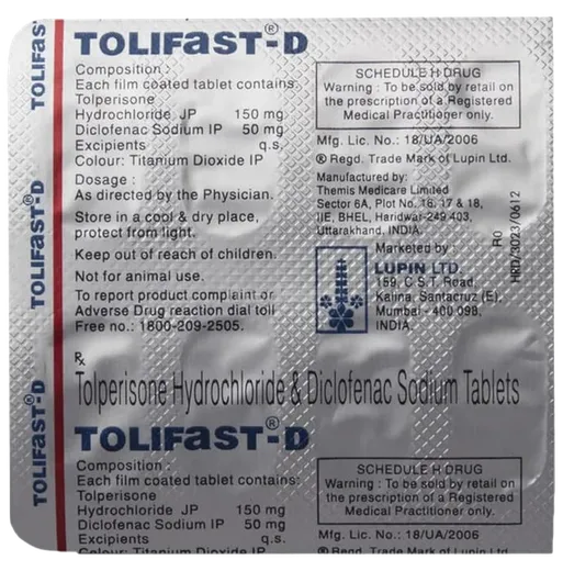 tolifast d tablet 10's